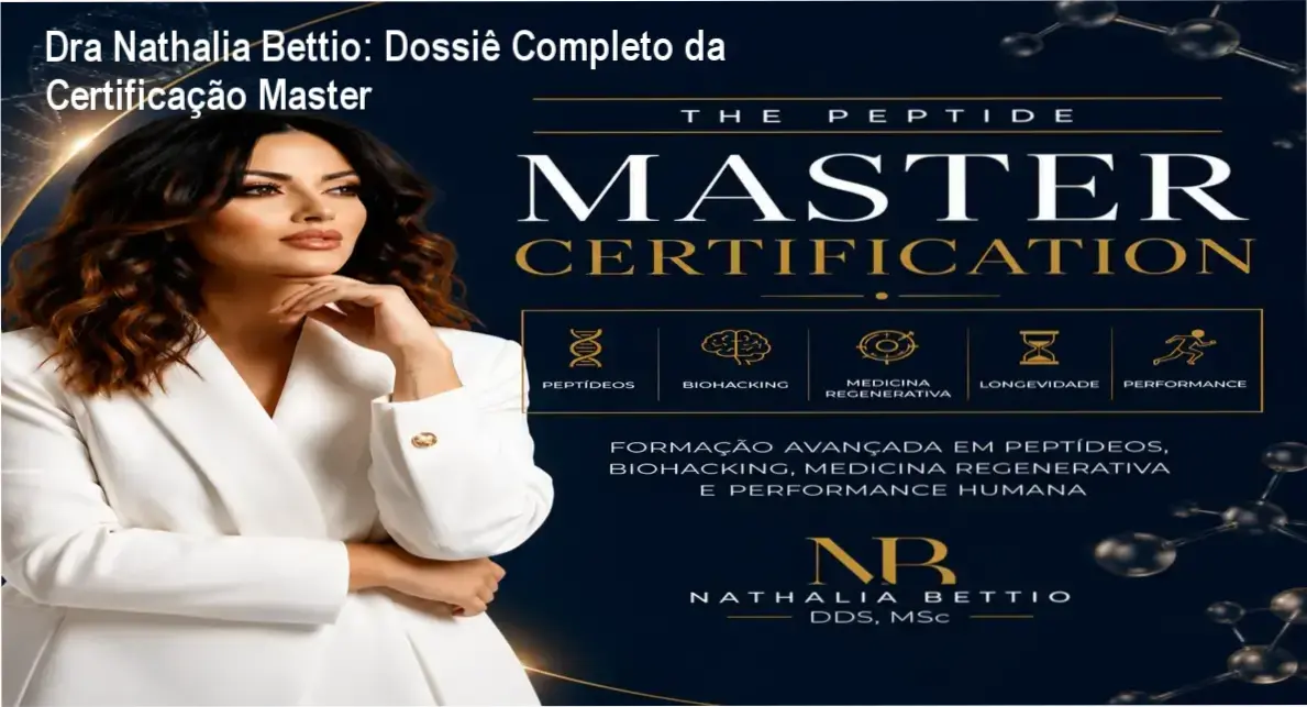 Profissional da saúde estudando protocolos avançados de peptídeos e medicina regenerativa