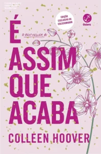 Capa do eBook É assim que acaba de Colleen Hoover em dispositivo Kindle