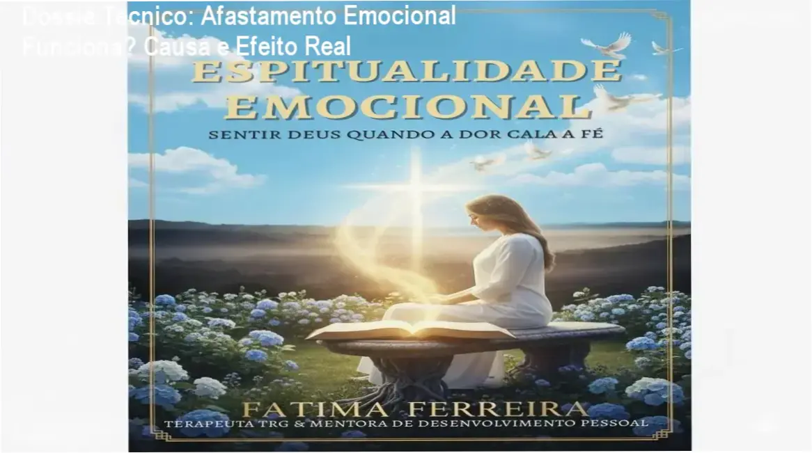 Capa do ebook Afastamento Emocional sobre mesa com anotações de análise técnica de relacionamento