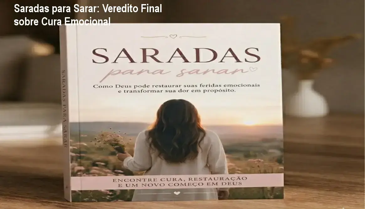 Capa do eBook Saradas para Sarar com foco em cura emocional e restauração bíblica para mulheres