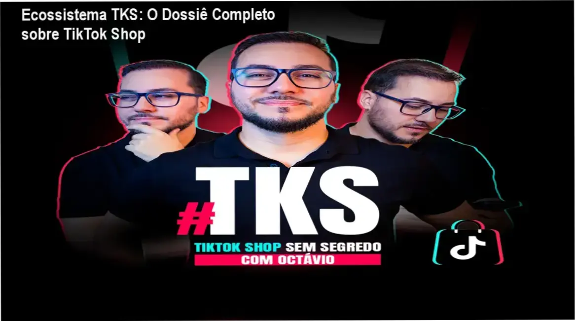Interface do método TKS mostrando estratégias de vendas orgânicas no TikTok Shop