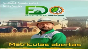 Profissional qualificado operando máquina agrícola moderna no campo
