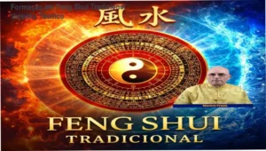 Poster que ilustra o certificado de formação em Feng Shui Tradicional emitido pelo Mestre Franz
