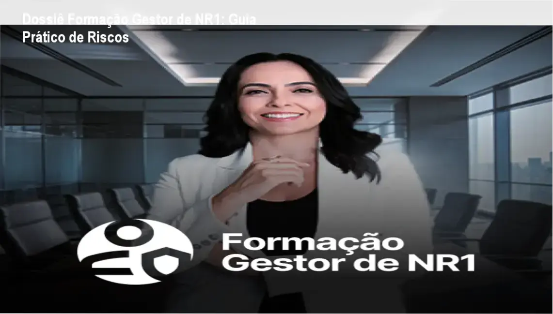 Profissional de SST analisando documentos de PGR e PCMSO para gestão de riscos psicossociais