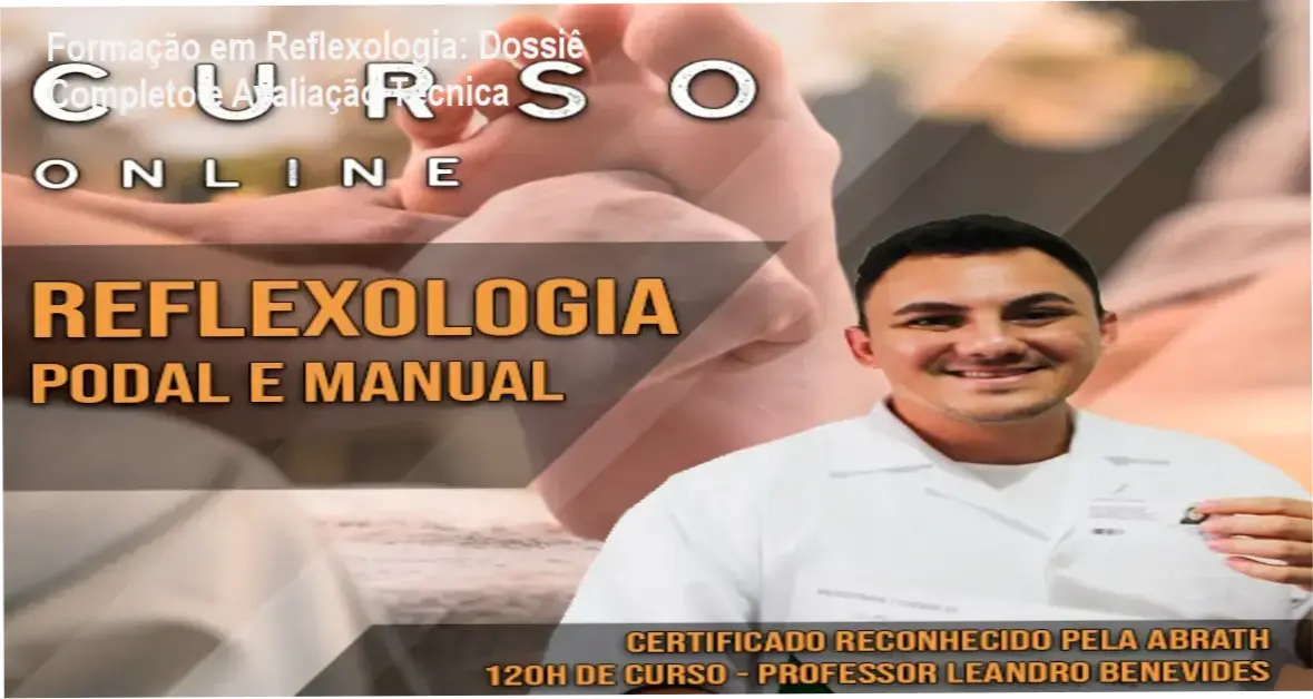Técnica de reflexologia podal aplicada em sessão terapêutica profissional