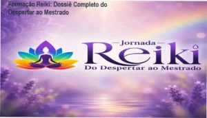 Estudante praticando técnicas de Reiki com símbolos sagrados e foco em harmonização energética