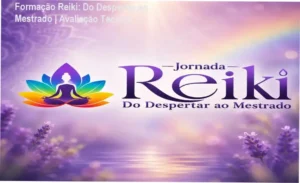 Estudante praticando técnicas de Reiki com foco em harmonização energética e autoconhecimento.