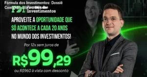 Infográfico detalhando o método de investimentos de Alberto Pompeu com foco em diversificação de ativos
