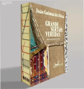 Capa dura da edição especial de 70 anos do livro Grande Sertão: Veredas de João Guimarães Rosa