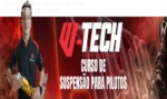 Imagem demonstrativa de tecnico ajustando suspendencia de moto off-road
