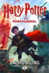 Capa do eBook Harry Potter e a Pedra Filosofal de J.K. Rowling em dispositivo Kindle