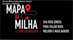 Infográfico detalhando estratégias de acúmulo de milhas e otimização de cartões de crédito para viagens