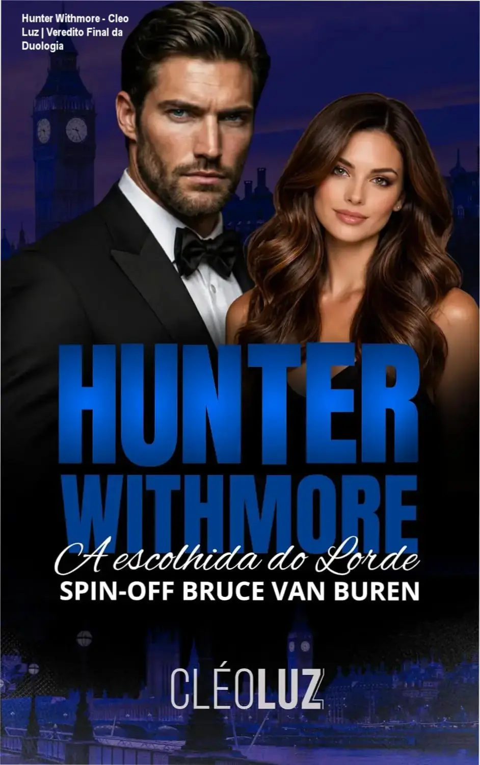 Capa do ebook Hunter Withmore A Escolhida do Lorde de Cleo Luz