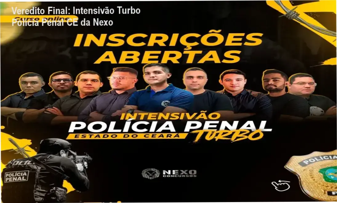 Intensivão Turbo Polícia Penal do Ceará da Nexo Concursos: visão interna da plataforma de metas