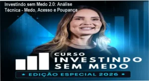 Luciana Fiaux apresentando os guias tutoriais e simuladores do curso Investindo sem Medo 2.0