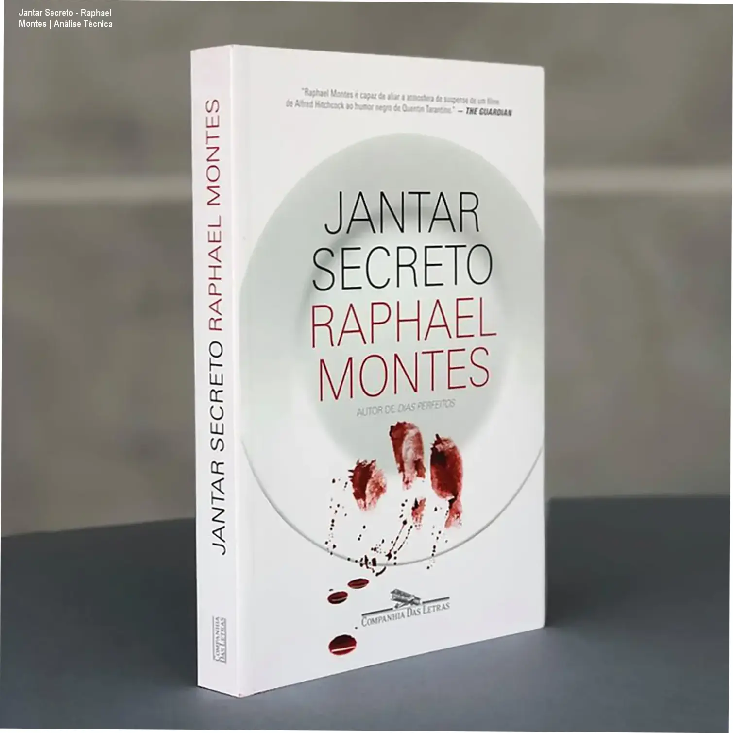Capa do livro Jantar Secreto de Raphael Montes em destaque