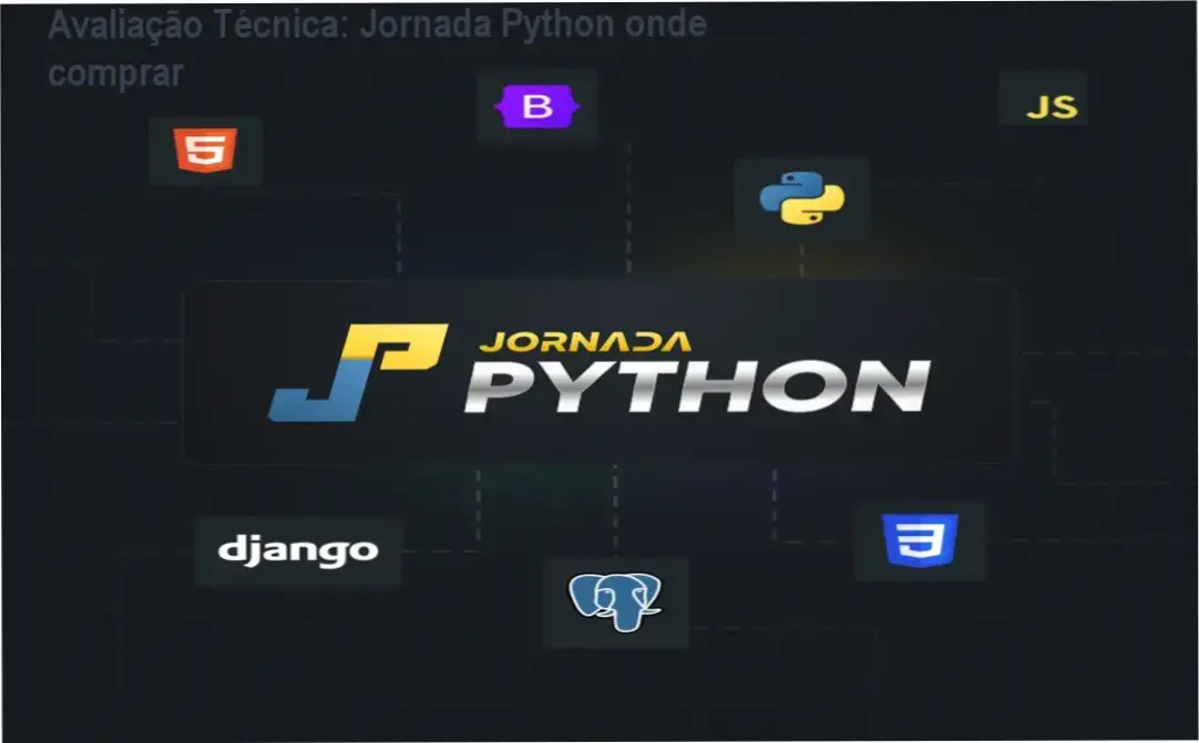 Interface da plataforma de estudos da Jornada Python com foco em Python e Django