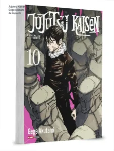 Capa do mangá Jujutsu Kaisen Batalha de Feiticeiros Volume 10 de Gege Akutami