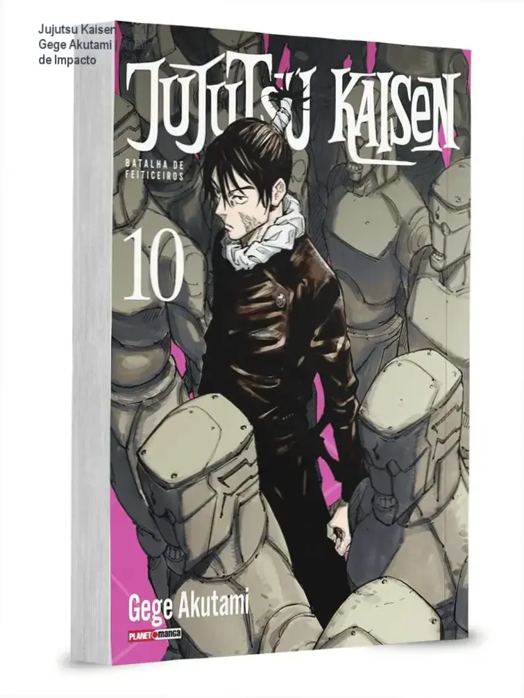 Capa do mangá Jujutsu Kaisen Batalha de Feiticeiros Volume 10 de Gege Akutami