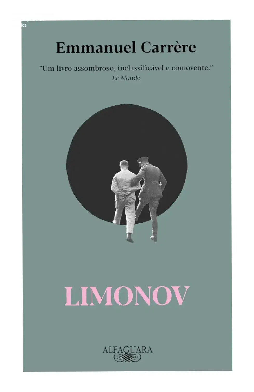 Capa do livro Limonov de Emmanuel Carrère para análise técnica
