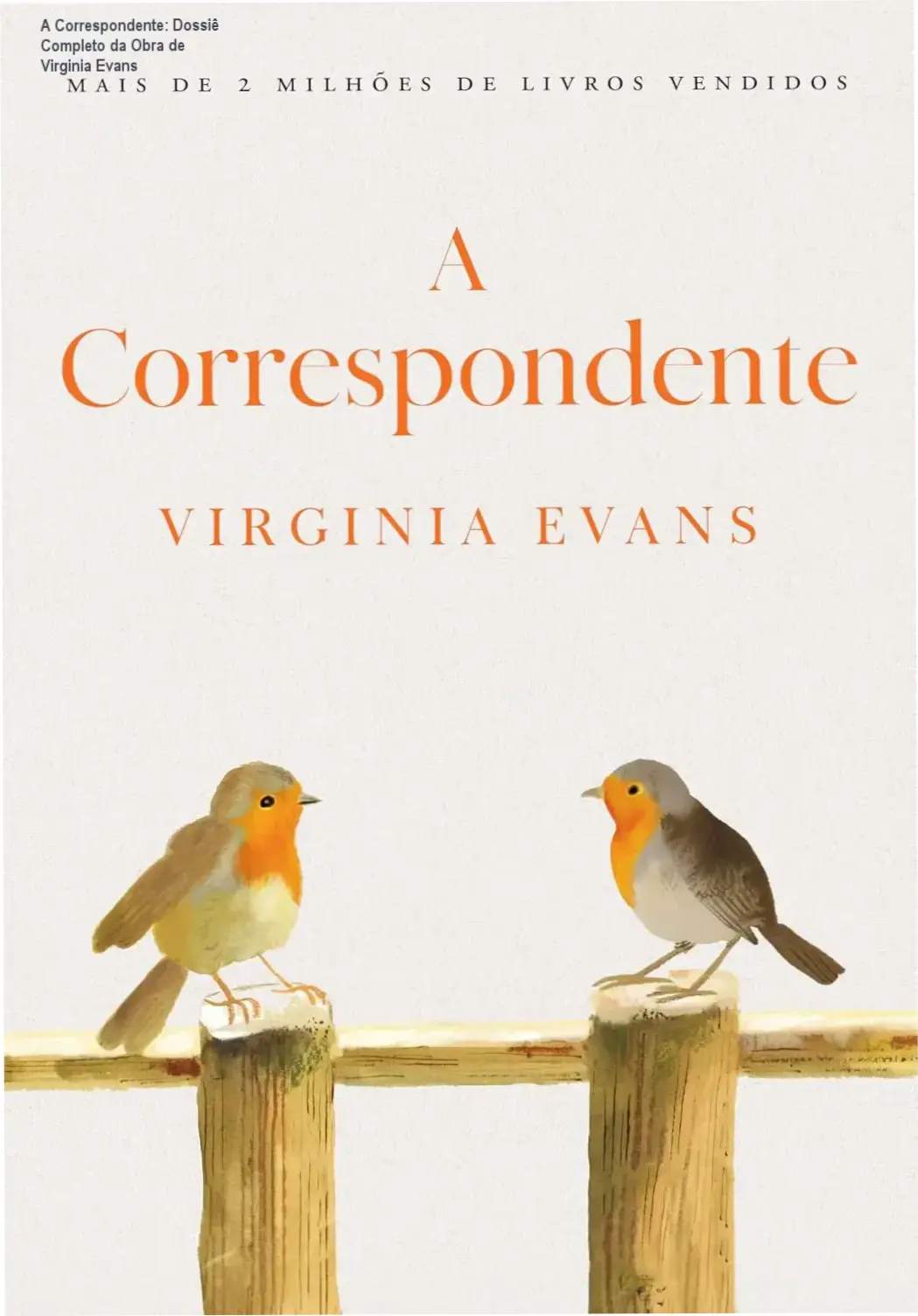 Capa do livro A Correspondente de Virginia Evans em formato digital
