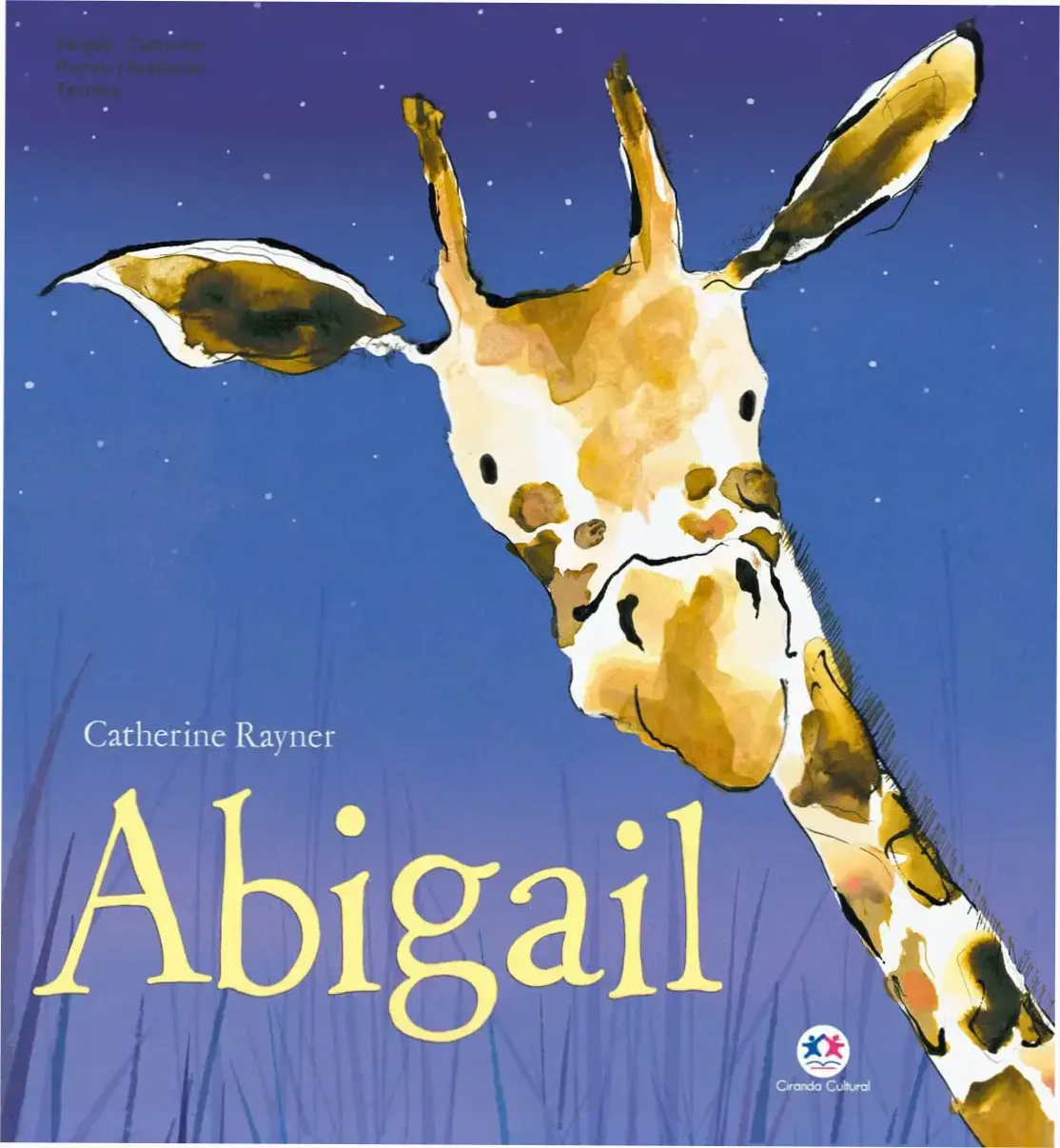 Capa do livro infantil Abigail de Catherine Rayner para leitura educativa