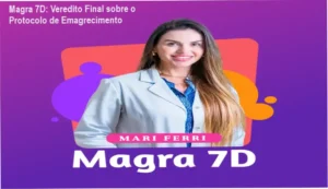 Infográfico do protocolo Magra 7D de Mariana Ferri d'Avila para emagrecimento em 7 dias