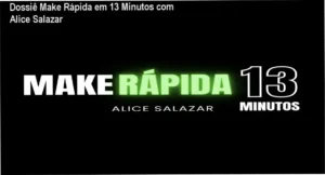 Mulher aplicando maquiagem prática de forma rápida para o dia a dia
