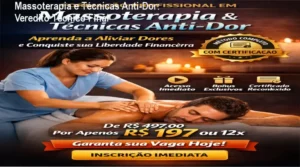 Formação Massoterapia e Técnicas Anti-Dor Prof. Wendel José bastidores e funcionamento