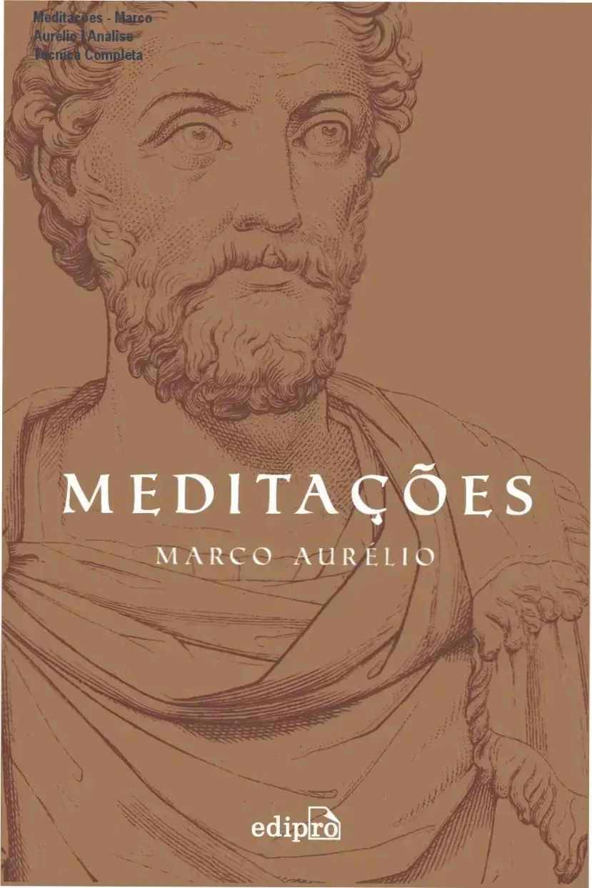 Capa do livro Meditações de Marco Aurélio edição Coleção Grandes Mestres do Estoicismo