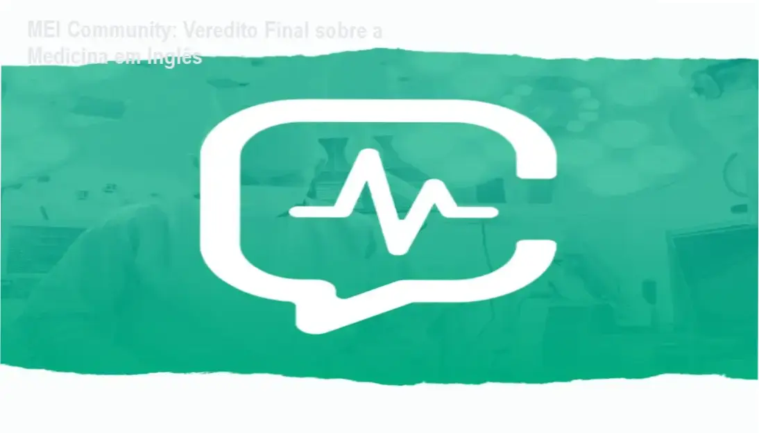 Profissional de saúde estudando literatura médica internacional através da plataforma MEI Community