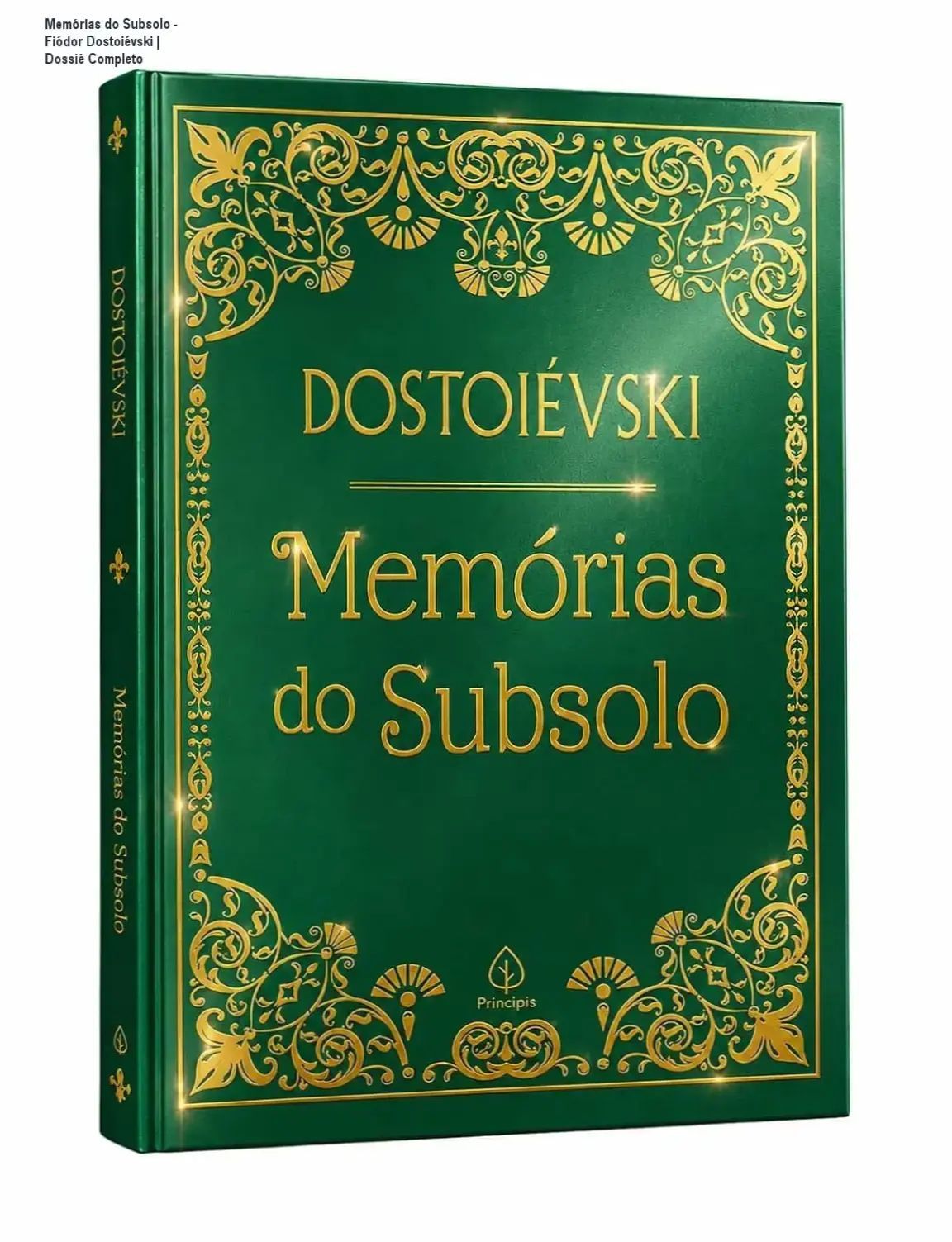 Capa do livro Memórias do Subsolo de Fiódor Dostoiévski