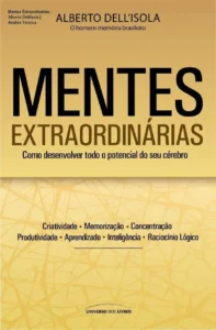 Capa do livro Mentes Extraordinárias de Alberto Dell’Isola para desenvolvimento cerebral