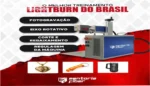 Interface do software Lightburn sendo utilizada para gravação profissional em fibra laser