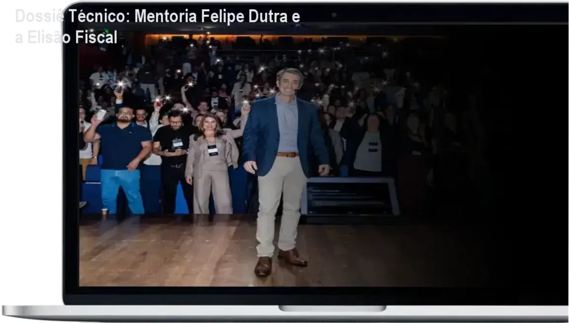 Felipe Dutra apresentando a metodologia de Estratégia Tributária para redução de impostos e lucro