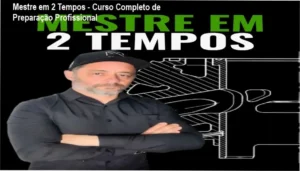Vinícius Anflor explicando técnica de preparação de motor 2 tempos em aula prática