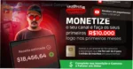 Interface de edição de vídeos com ferramentas de inteligência artificial para criação de canais dark no YouTube