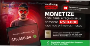 Interface de edição de vídeos com ferramentas de inteligência artificial para criação de canais dark no YouTube