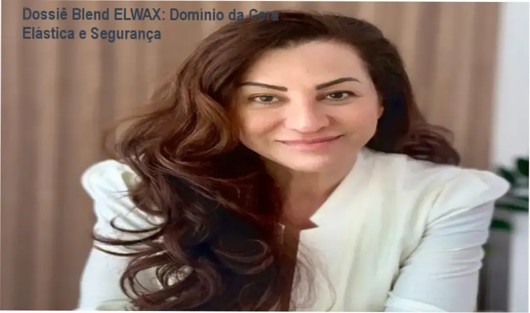 Profissional de estética aplicando técnica de depilação com cera elástica de forma segura