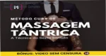 Representação conceitual da massagem tântrica focada na conexão sensorial e técnica do Método Cury