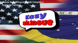 Representação visual do Método Easy Bilíngue focada em aprendizado prático de inglês