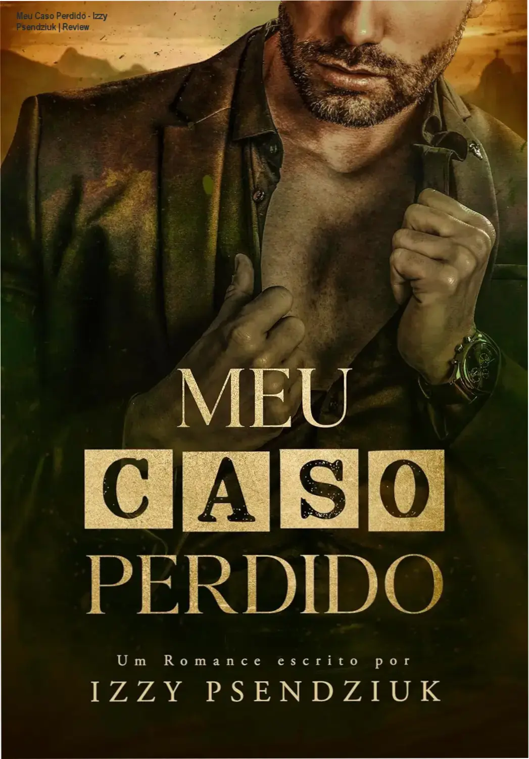 Capa do eBook Meu Caso Perdido, romance de Maethe e Marcos, com personagens rosa e estilo grumpy x sunshine