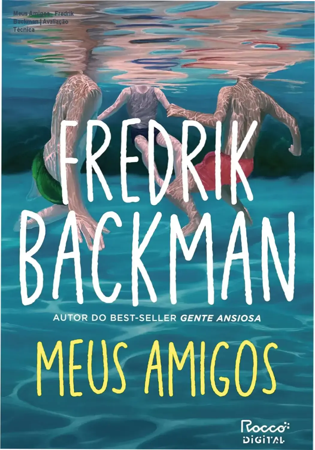 Capa do eBook Meus Amigos de Fredrik Backman em um dispositivo Kindle