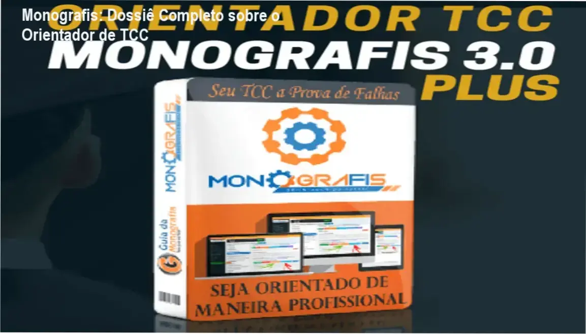 Interface do Monografis exibindo o Método TCC em Blocos para estruturação acadêmica