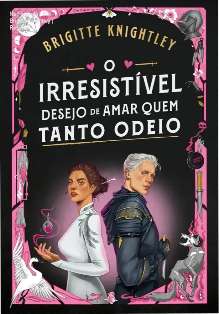 Capa do livro Na Força do Ódio vol 1 de Brigitte Knightley mostrando fantasia romântica enemies to lovers