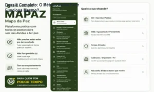 Infográfico detalhando o método de blindagem financeira da mentoria Nadia Pace para negociação de dívidas bancárias