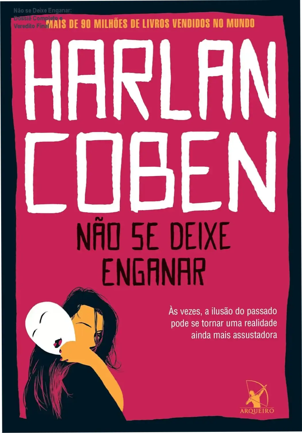 Capa do eBook Não se Deixe Enganar de Harlan Coben em destaque na tela de um Kindle