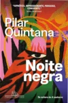 Capa do livro Noite Negra com paisagem densa da Amazonia mostrando árvores, riachos e sombras ameaçadoras no entardecer