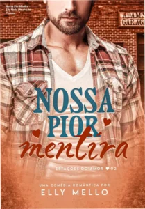 Capa do eBook Nossa Pior Mentira de Elly Mello em dispositivo Kindle