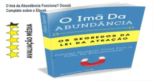 Interface digital do e-book O Imã da Abundância demonstrando técnicas de reprogramação mental e prosperidade